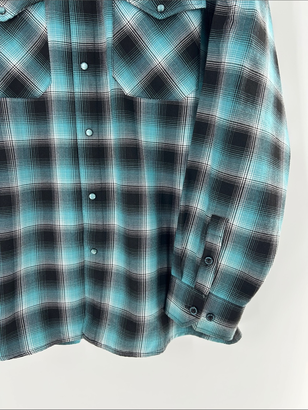 DIXXON Pensacola Flannel Plaid Shirt Men's Biker Blue Black 3X Lumberjack Punk - Picture 7 of 10